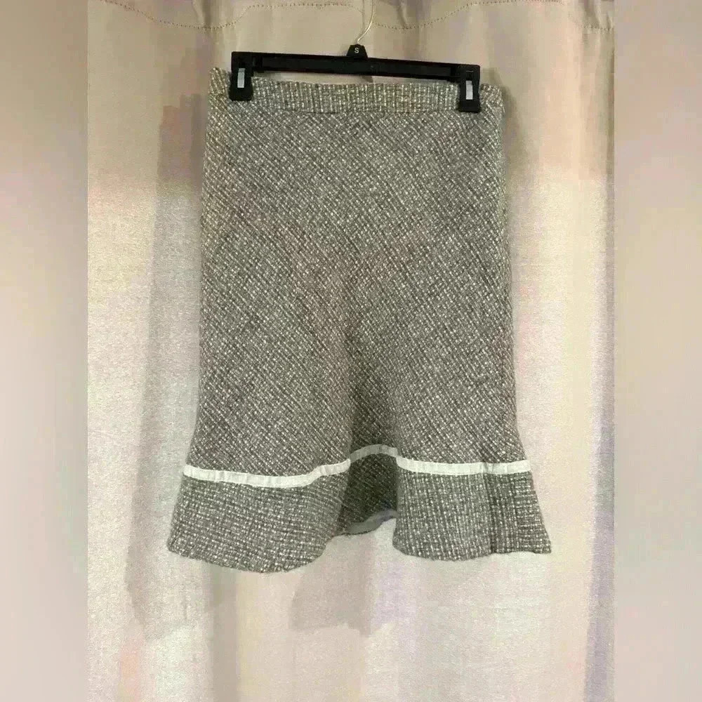 Women’s Gray Wool Gap Skirt
